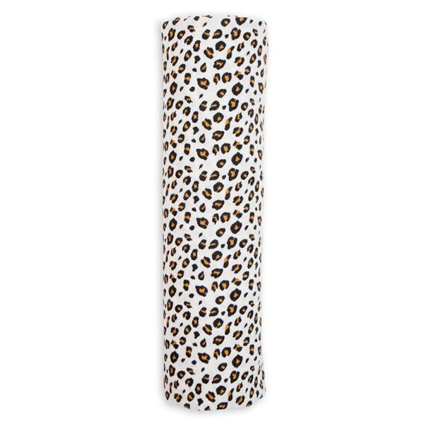 Mulltuch / Viskose (Bambus) / 120 x 120 cm / Leopard – Bild 3