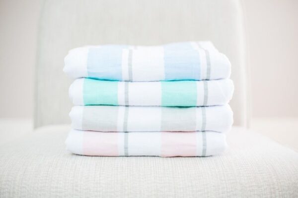 Childhood Blanket Kinderdecke - Blue Stripe – Bild 4