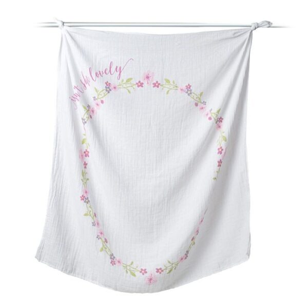 Baby's First Year™ Mulltuch & Karten Set / Baumwolle / Isn't she lovely – Bild 3