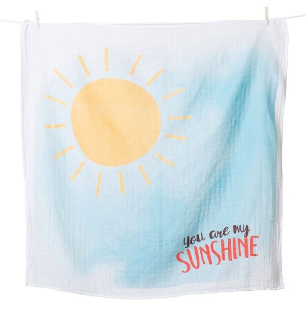 Baby's First Year™ Mulltuch & Karten Set / Baumwolle / You are my Sunshine – Bild 3