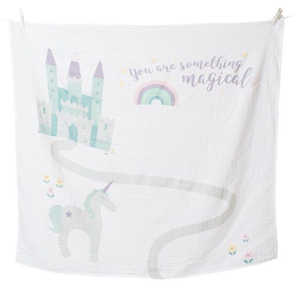 Baby's First Year™ Mulltuch & Karten Set / Baumwolle / Something Magical – Bild 3