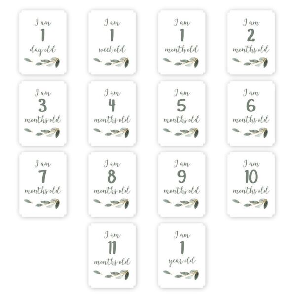 Baby's First Year™ Mulltuch & Karten Set / Baumwolle / All you need ist Love – Bild 4