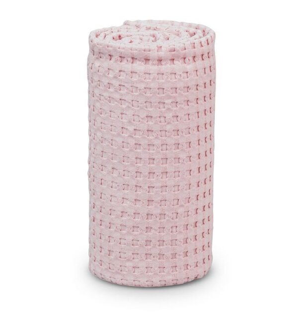 Babydecke / Baumwolle / Waffelpiquet / 100 x 80 cm / Ballet Slipper