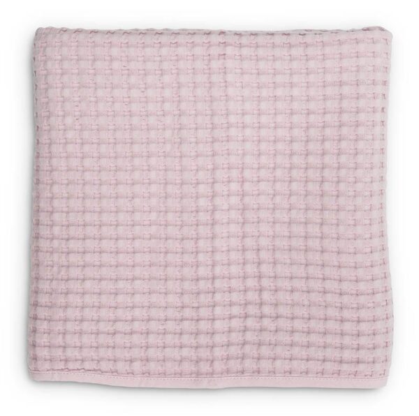 Babydecke / Baumwolle / Waffelpiquet / 100 x 80 cm / Ballet Slipper – Bild 2