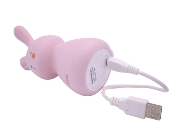 Nachtlicht LED MICRO-USB - Häschen / Pink – Bild 5