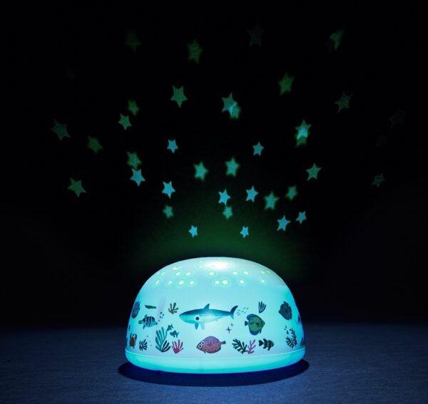 Sternenlichtprojektor mit Spieluhr Maia / Meer – Bild 3