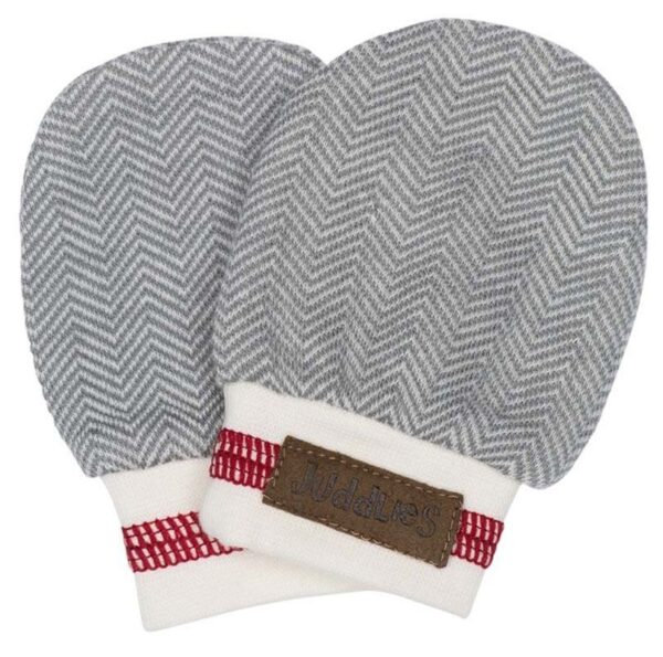 Cottage Collection - Kratzfäustlinge Baumwolle (Bio) / Driftwood Grey (0-3 M)