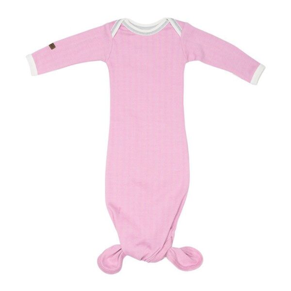 Cottage Collection - Babyschlafrock/Strampler Baumwolle (Bio) / Sunset Pink (0-3 M)