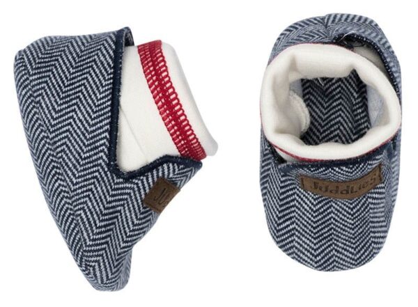 Cottage Collection - Babyschuhe Baumwolle (Bio) / Lake Blue (0-4 M)
