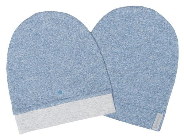 Raglan Collection - Babymütze Baumwolle (Bio) 2er Pack - Denim Blue