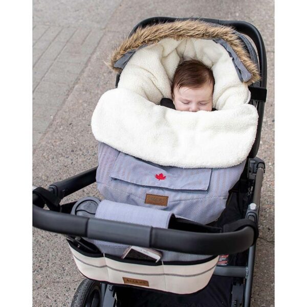 Fußsack „Herringbone Grey“ ❄️ – Juddlies – Bild 2