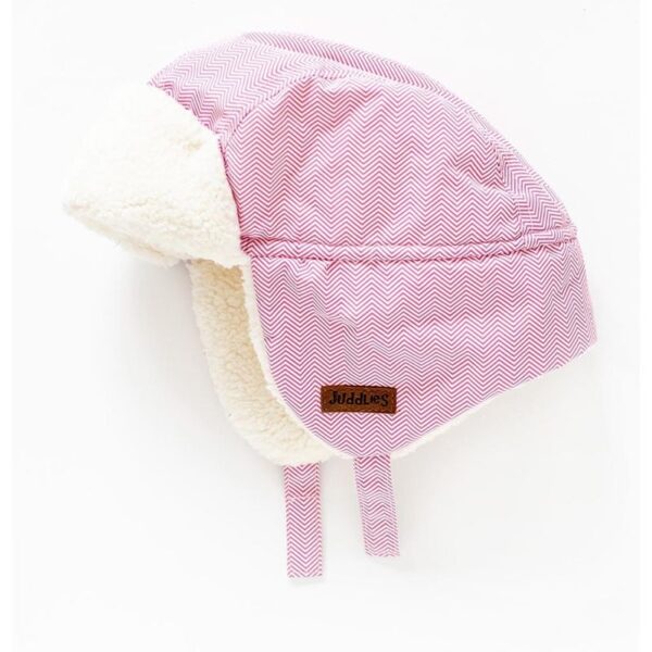 Mütze - Herringbone Pink – Bild 2