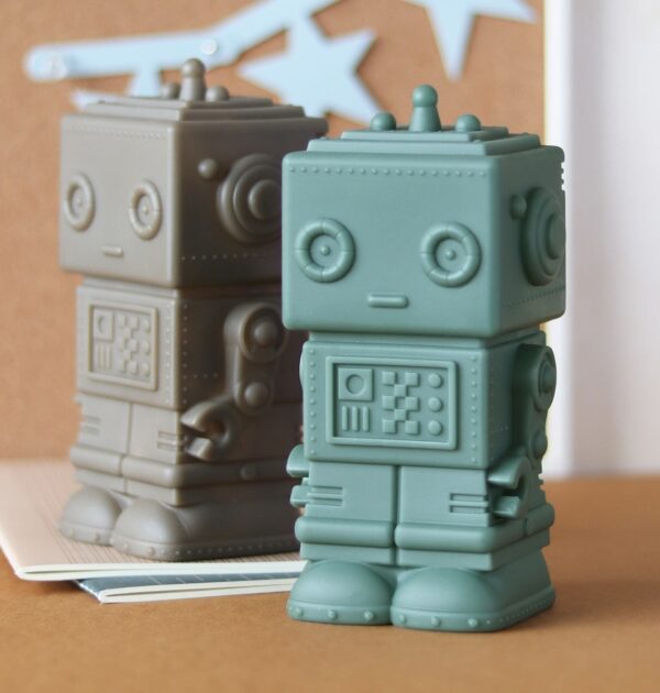 Spardose / Roboter / Salbei – Bild 5