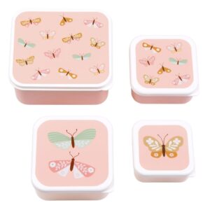 Lunchbox / 4er Set / Schmetterlinge