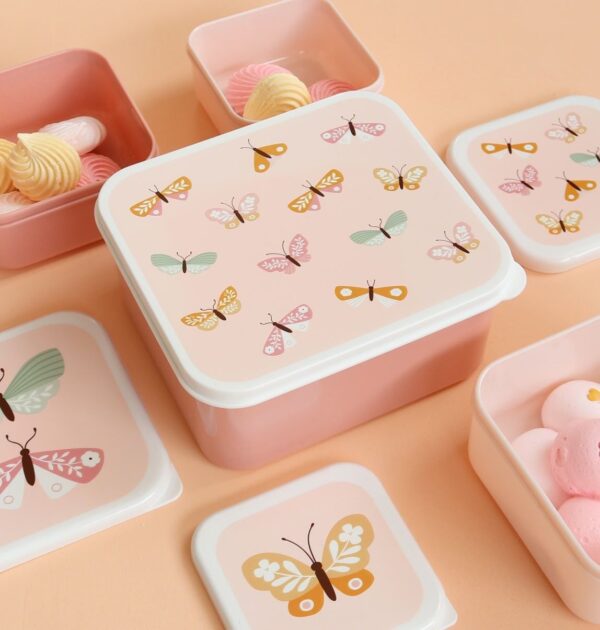 Lunchbox / 4er Set / Schmetterlinge – Bild 4