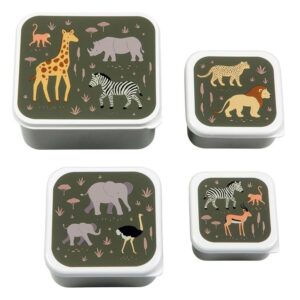 Lunchbox / 4er Set / Savanne