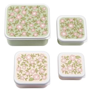 Lunchbox / 4er Set / Blüten