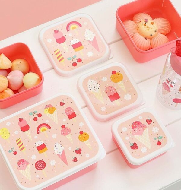 Lunchbox / 4er Set / Eiscreme – Bild 2