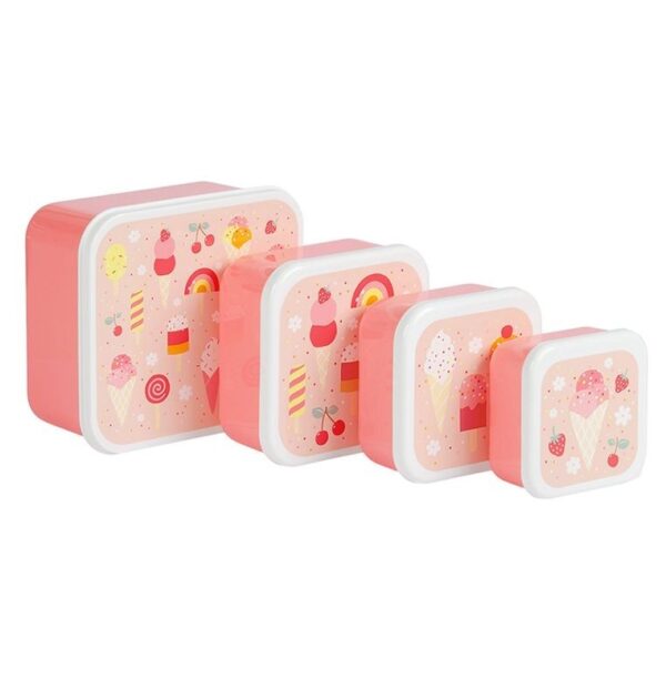 Lunchbox / 4er Set / Eiscreme – Bild 3