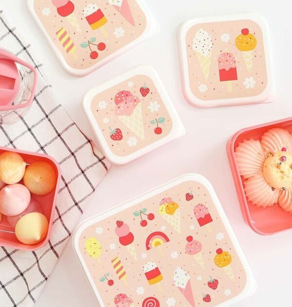 Lunchbox / 4er Set / Eiscreme – Bild 5