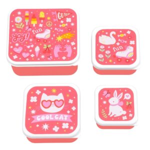 Lunchbox / 4er Set / Fun