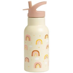 Trinkflasche - Edelstahl / Regenbogen