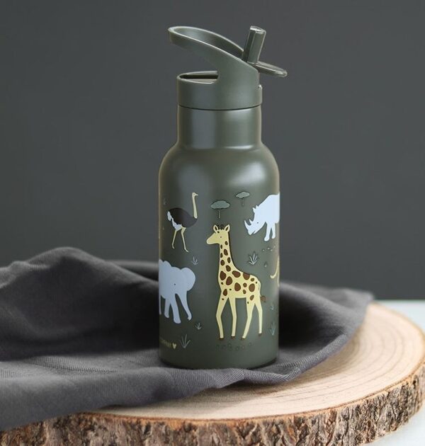 Trinkflasche - Edelstahl / Savanne – Bild 2