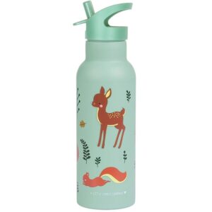 Trinkflasche 500 ml - Edelstahl / Waldfreunde