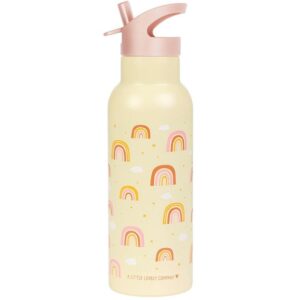 Trinkflasche 500 ml - Edelstahl / Regenbogen