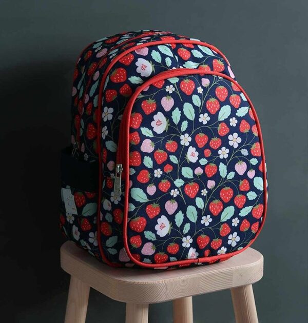 Rucksack mit Isolierfach / Erdbeeren – Bild 3