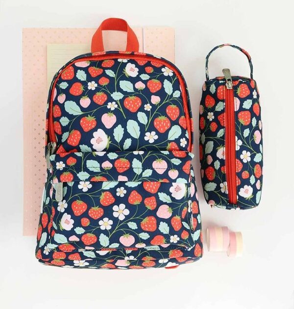 Kleiner Rucksack / Erdbeeren – Bild 5