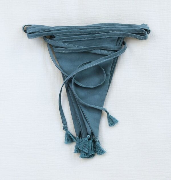 Wimpelkette / Stoff / Blau – Bild 2