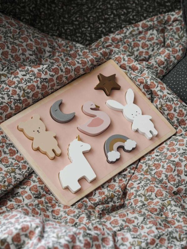 Puzzle Einhorn aus Holz