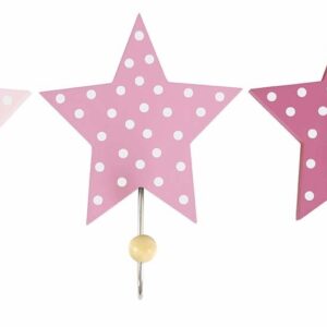 Wandhaken Sterne / Pink