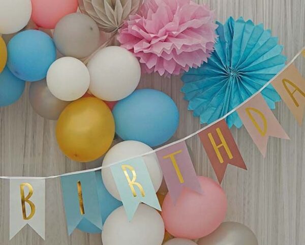 Wimpelkette Happy Birthday – Bild 2