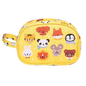 Praktischer Kulturbeutel mit Tiermotiven für Reisen oder Übernachtungspartys ihrer Kleinen.