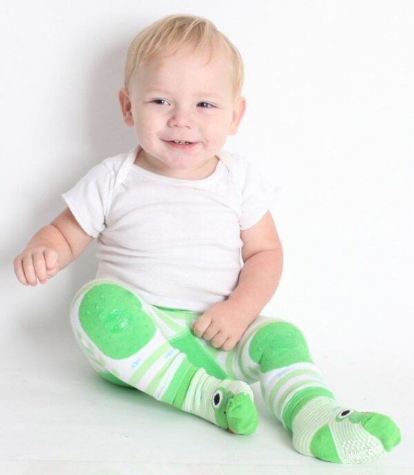 Baby Leggings & Socken Set - Flippy der Frosch – Bild 4
