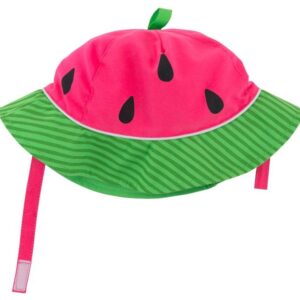 Sonnenhut mit Wassermelonen Motiv.