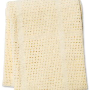 Strickdecke / Baumwolle / 100 * 80 cm / Yellow