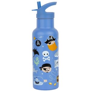 Trinkflasche 500ml - Edelstahl / Piraten