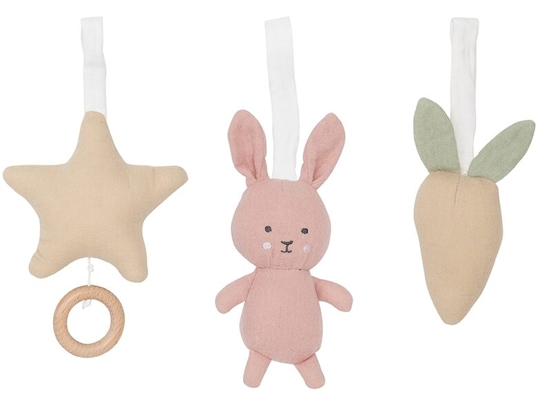 Der Baby Gym Anhänger fördert die Sinne ihres Babys von Geburt an.
