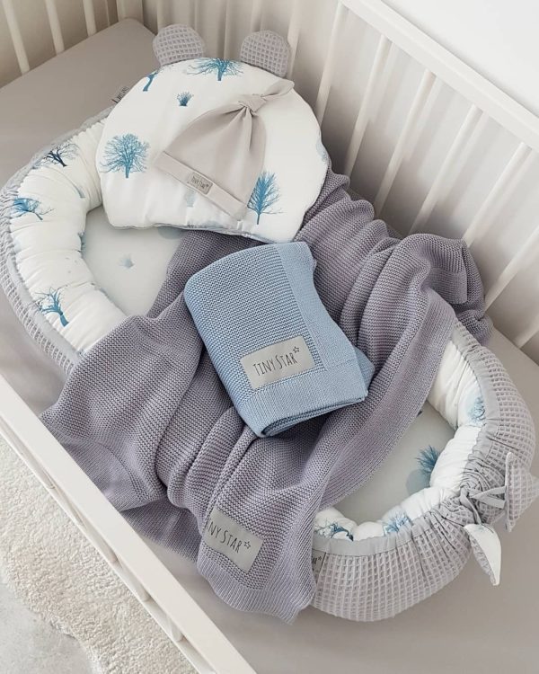 Babydecke babyblau