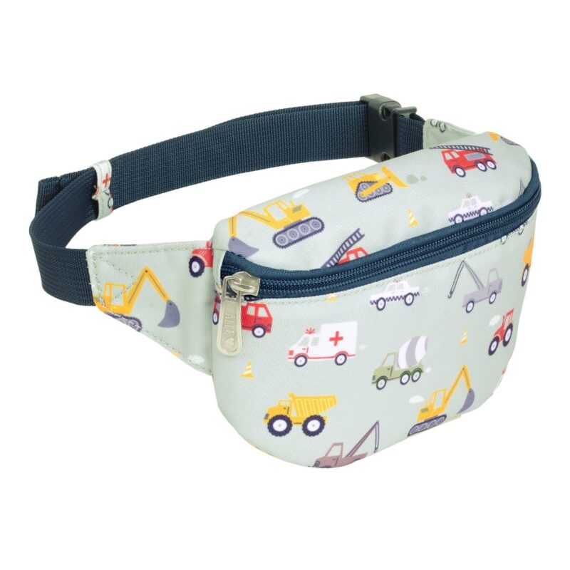 Bestens ausgerüstet mit der Bauchtasche für kleine Entdecker.