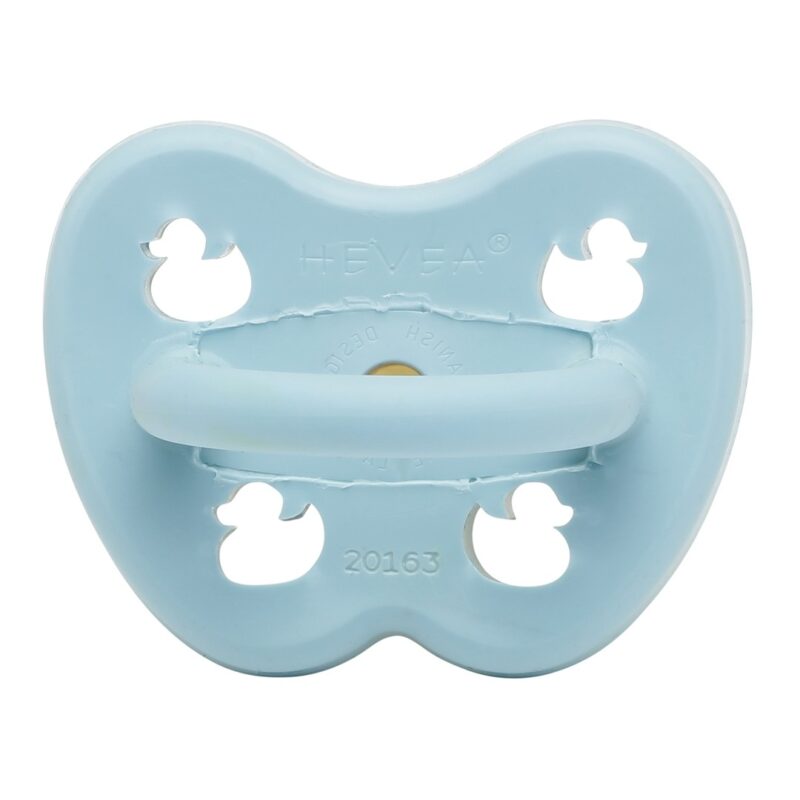 Schnuller - Naturkautschuk / Baby Blue / kiefergerecht / Ente (0-3 Mon.)