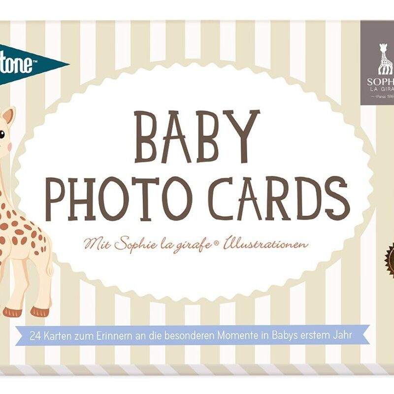 Baby-Fotokarten - Sophie la girafe / deutsch / 24 Karten