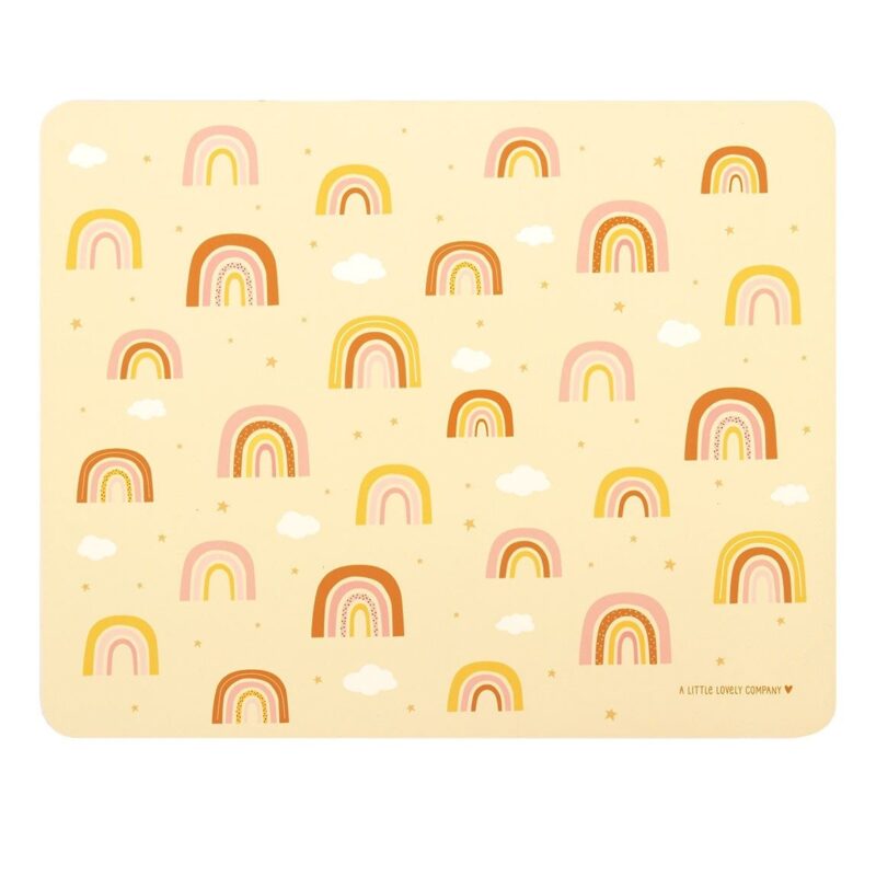 Platzset/Tischset / Regenbogen