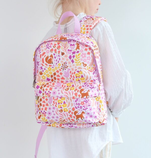 Kleiner Rucksack / Blumengarten – Bild 5