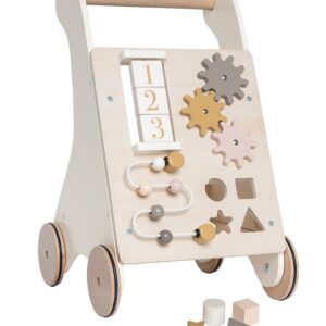 Die ideale Gehhilfe bei Babys ersten Schritten.