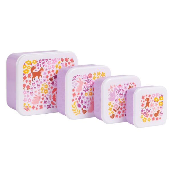 Lunchbox / 4er Set / Blumengarten – Bild 2