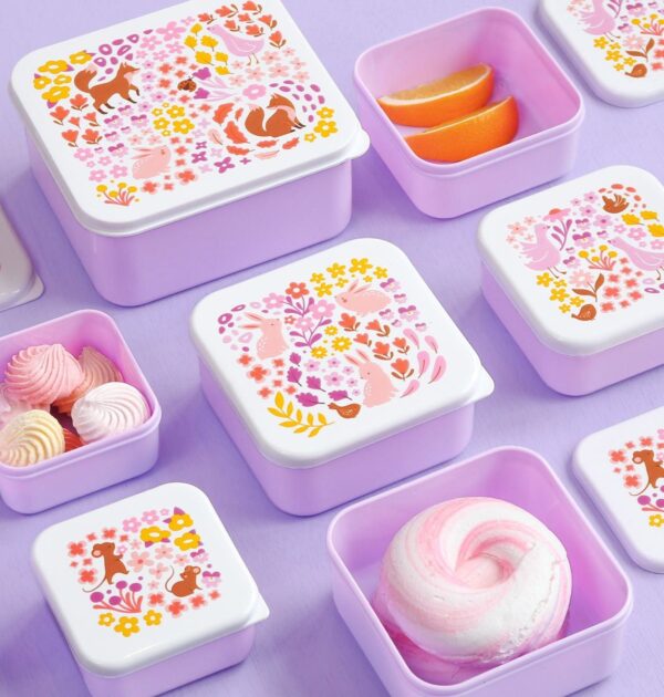 Lunchbox / 4er Set / Blumengarten – Bild 3